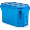 Bonar Plastics Polar Insulated Box Flat Bottom PB1801 with Lid - 750 Lb Cap. 43"L x 24"W x 28"H Blue