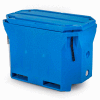Bonar Plastics Polar Insulated Box PB1802 with Lid - 750 Lb. Capacity 43"L x 24"W x 31"H Blue