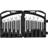 Stanley 85-783 20 Piece Satin Finish Fractional & Metric Combination Wrench Set, 12 Point