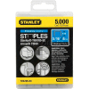 Stanley TRA705-5C Heavy-Duty Narrow Crown Staples 5/16", 5,000 Pack