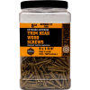#9 Bronze Star THBTX-09400-5 Trim Head Star Drive Screws, 4"T20L, 5lb. Carton - Made In USA