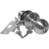 Hd Cyl. Locksets - Arrow Keyway Entry Lock Polished Brass Keyed Different - Pkg Qty 3
