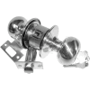 Plymouth Style Locksets - Storeroom Knob Polished Brass - Pkg Qty 3