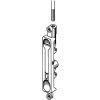 Radius Corner Lever Flush Bolts - Aluminum W/ 1/8" Offset - Pkg Qty 20