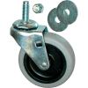 Rubbermaid® 3" Swivel Stem Caster With Hardware, Gray - FG3530L10000
