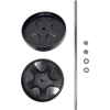 Rubbermaid® 8" Wheel Kit w/Axle for Rubbermaid® Hygen™ Microfiber Cleaning Cart
