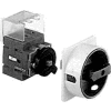 Springer Controls/MERZ A104/016-CB3,16A,3-Pole, Disconnect Switch, Black/Grey, Center-Mount,Lockable