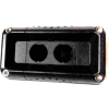 T.E.R., F71FB00000000001 VICTOR Wall Mount Control Station, Hull Only, 2 Button, Black