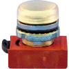 Springer Controls N5CLID, 22 mm Pilot Light Operator, chrome, clear poly lens.