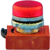 Springer Controls N5CLRD, 22 mm Pilot Light Operator, chrome, red poly lens.