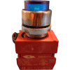 Springer Controls N5CPLLSDTY, Press-To-Test Pilot Light Blue, AC, 480-500V Transformer