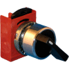 N5CSVD0N, 22 mm Selector Sw Operator, chrome, 2 position, maintained, lever, D cam, black