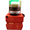 Springer Controls N5XPLAGD, Illuminated Push Button, Momentary, Flush - Amber - Pkg Qty 2