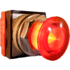 Springer Controls N7ELSAD10-120, 30mm Illuminated Mushroom-Head, Momentary, 120V, 1 N.O. - Amber