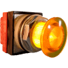 Springer Controls N7ELSGT02-480, 30mm Illuminated Mushroom-Head, Momentary, 480V, 2 N.C. - Yellow