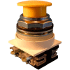 Springer Controls N7ET3G20, 30 mm Mushroom-Head, 2 Normally Open, Push-Pull Maintained, Yellow