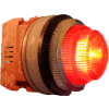 Springer Controls N7LNAR-240, 30mm Pilot Light - 240V Bulb, with Power Supply AC/DC - Amber