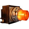 Springer Controls N7PLSAT01-480, 30mm Illum. Push-Button, Extended, Momentary, 480V, 1 N.C., Amber