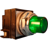 Springer Controls N7PLSVT02-240,30mm Illum. Push-Button,Extended,Momentary,240V, 1 N.O.+1 N.C.,Green