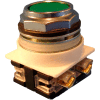 Springer Controls N7PNGV11,30 mm Flush Push Button,1 Normally Open,1 Normally Closed,Momentary,Green