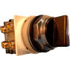 Springer Controls N7SMIN011,30mm 2-Pos. Selector,Center Right,Maintained,1 N.O. 1 N.C.,Black