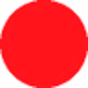 T.E.R., PRTA095MPIT Red Transparent Button Insert, Use w/ MIKE & VICTOR Pendants