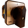 Springer Controls / MERZ Z451/1-AB, Change-Over Switch w/Zero Pos., 1-Pole, 40A, 4-hole front-mount