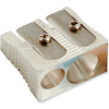 Baumgartens® Dual Sharpener, 1", Metal, Silver