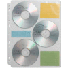 Compucessory CD/DVD Media Binder Refill, 22297, 25/Pk, Clear