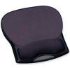 Compucessory 55302 Mouse Pad with Gel Wrist Rest, Charcoal