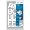 Chartpak® Vinyl Numbers/Letters, 2"H, White