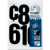 Chartpak® Vinyl Numbers, Adhesive, 21 Numbers, 6", Black
