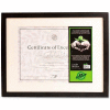 DAX Wooden Frame, DAX1826S3T, 14" x 11", Black Frame, 1 Each