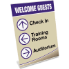 Deflect-o Sign Holder, DEF69701, Slanted Holder, 11"W x 8.50"H