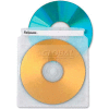 Fellowes® CD/DVD Double Side Sleeves, 90659, 5" X 5-3/4", 50/Pk, Clear