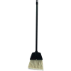 Genuine Joe Lobby Dust Pan Broom, Plastic, Black, GJO02408