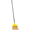 Genuine Joe 12&quot; Wide Angle Broom w/47&quot; Long Handle, Yellow - GJO09570