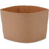 Genuine Joe GJO19049CT - Protective Corrugated Cup Sleeves, 10-16 oz., 1000/CT, Brown