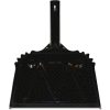 Genuine Joe Heavy-Duty Metal Dustpan, 12", Black - GJO58143