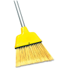 Genuine Joe 9" Wide Angle Broom w/ 47" Steel Handle, Yellow - GJO58562