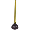 Genuine Joe 23" Value Plus Plunger, Yellow Handle - GJO85130