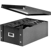 IdeaStream® Snap-N-Store Storage Box, SNS01658, 10-1/4" X 13-3/4" X 6", Fiberboard, Black
