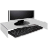 Kantek AMS300 Acrylic Monitor Stand/Keyboard Storage, Clear