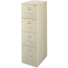 Lorell® 4-Drawer Commercial-Grade Vertical File Cabinet, 15"W x 22"D x 52"H, Putty