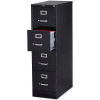 Lorell® 4-Drawer Heavy Duty Vertical File Cabinet, 15"W x 26-1/2"D x 52"H, Black