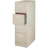Lorell® 4-Drawer Heavy Duty Vertical File Cabinet, 18"W x 26-1/2"D x 52"H, Putty