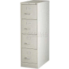 Lorell® 4-Drawer Heavy Duty Vertical File Cabinet, 15"W x 25"D x 52"H, Putty