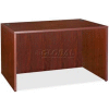 Lorell® Rectangular Desk Shell - 47.3"W x 23-2/3"D x 29-1/2"H - Mahogany - Essentials Series