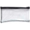 MMF Zipper Top Wallet Bag, MMF234041720, 11" Width x 6" Length, Clear