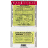 MMF FRAUDSTOPPER Tamper-Evident 2-Pocket Deposit Bag 2362500, 9-1/2x17-1/2 Clear, Price per 100 Bags